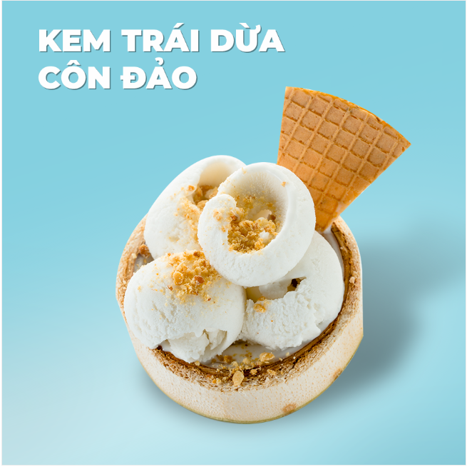 kem dừa côn đảo truyền thống